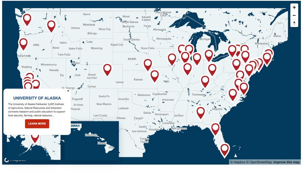 The Science Coalition — member-university agriculture research map
