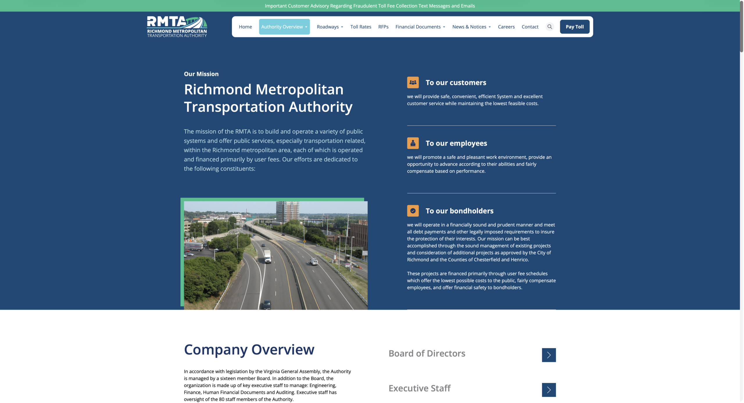 about richmond metropolitan transportation authority