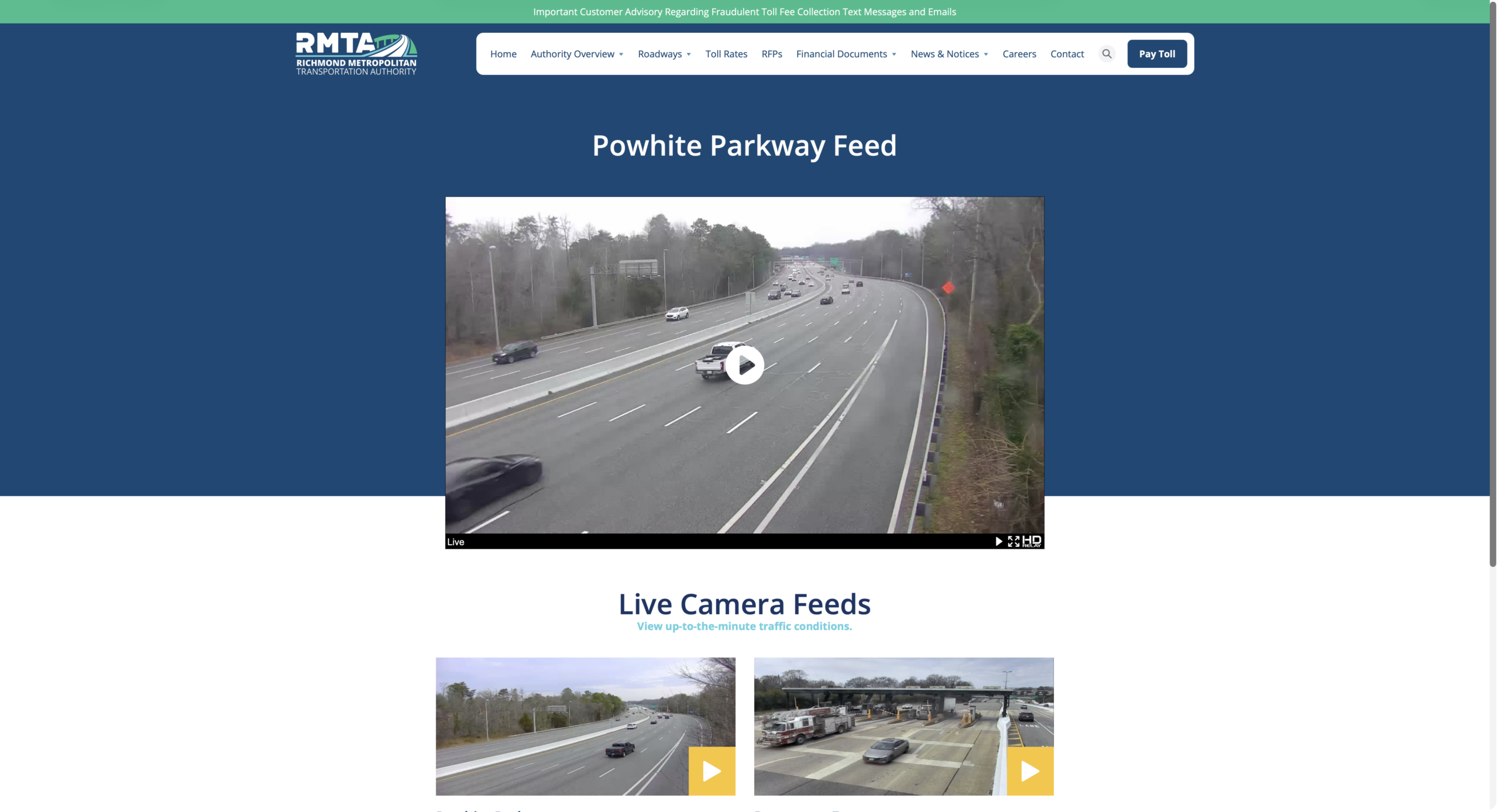 rmta live feeds page